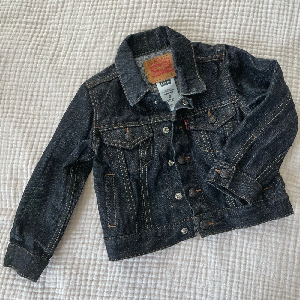 Levi’s Toddler Kids Denim Trucker Jacket Size 2T